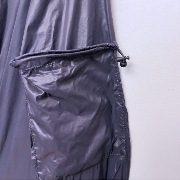 Fabletics Womens XL Iron Gray Kali Run Full Zip Cinched Waist Windbreaker Jacket - Picture 5 of 9